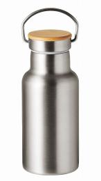 ウッドキャップ・ステンレスボトル(350ml)(シルバー)の商品画像