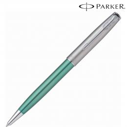 【名入れ専用】 PARKER パーカー ギフト包装 レーザー名入れ対応・ソネット グリーン&サンドブラスト CT ボールペンの商品画像