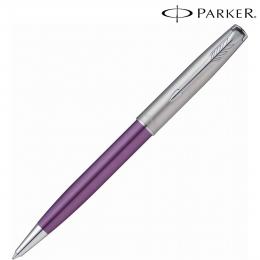 【名入れ専用】 PARKER パーカー ギフト包装 レーザー名入れ対応・ソネット バイオレット&サンドブラスト CT ボールペンの商品画像