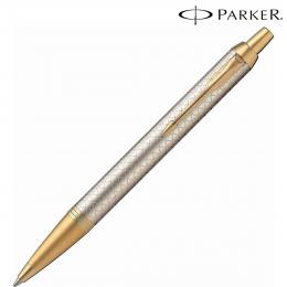 【名入れ専用】 PARKER パーカー ギフト包装 レーザー名入れ対応・PK IM プレミアム　ウォームグレイ GT ボールペンの商品画像