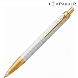 【名入れ専用】 PARKER パーカー ギフト包装 レーザー名入れ対応・IM プレミアム パールホワイトGT ボールペンの商品画像