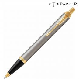 PARKER パーカー ギフト包装 レーザー名入れ対応・PK IM ブラッシュドメタル GT ボールペンの商品画像