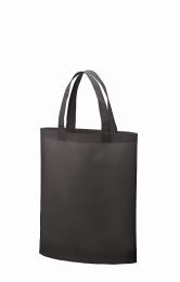 不織布A4ガゼットマチ付トート ナイトブラックの商品画像