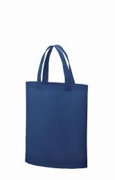 不織布A4ガゼットマチ付トート デイープブルーの商品画像