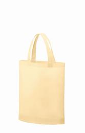 不織布A4ガゼットマチ付トート ベージュの商品画像