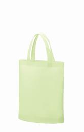 不織布A4ガゼットマチ付トート ライトグリーンの商品画像