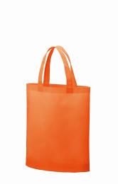 不織布A4ガゼットマチ付トート オレンジの商品画像
