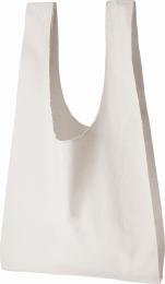 厚手コットンマルシェバッグ(L) グレーの商品画像