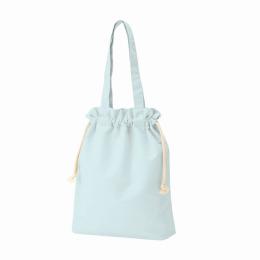 厚手コットンガゼット巾着トート(M) オリーブの商品画像