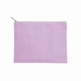 キャンバスフラットポーチ(M) パープルの商品画像