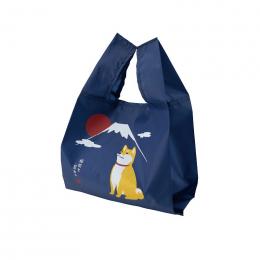 福柴と富士山 たっぷりマチのコンビニエコバッグの商品画像