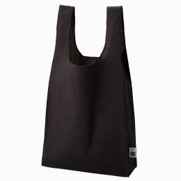 フェアトレードコットンマチ付マルシェバッグ ナイトブラックの商品画像