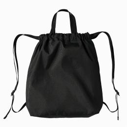 ハンドル付ポリ巾着リュック ネイビーの商品画像