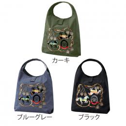 ポータブル刺繍マルシェバッグ(ポケット付き)(ホース)の商品画像