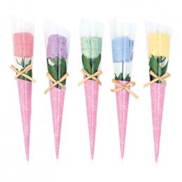 ふんわりローズ花束ミニタオルの商品画像
