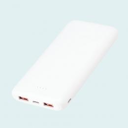 [名入れ対応] PD20W急速充電対応モバイルバッテリー10000(ホワイト) ※別途見積の商品画像