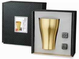 [名入れ対応] 金色のタンブラー&アイスストーンセット ※別途見積の商品画像