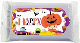 ハロウィンカラーウエットティッシュ8枚の商品画像