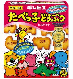 ギンビス たべっ子どうぶつビスケット バター味63gの商品画像