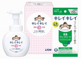 キレイキレイ泡ハンドソープ&除菌ウェットシートセットの商品画像