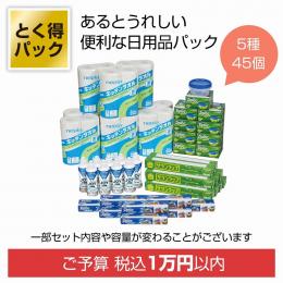 とく得パック 日用品バラエティ45個の商品画像