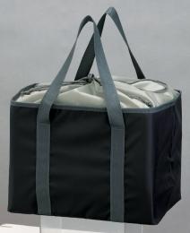 [名入れ対応] プレント/レジカゴ保冷温ショッピングバッグ:ブラック ※別途見積の商品画像