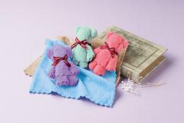 ふんわりベアタオルハンカチの商品画像