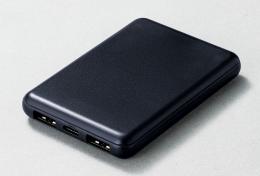 [名入れ対応] コンパクトモバイルバッテリー5000mAh ブラック ※別途見積の商品画像