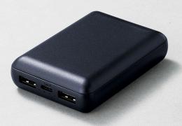 [名入れ対応] コンパクトモバイルバッテリー10000mAh ブラック ※別途見積の商品画像