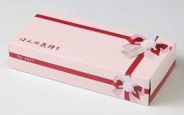 リボン/ボックスティッシュ ほんの気持ち(赤リボン)の商品画像