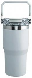 [名入れ対応] ストロー付2WAYタンブラー600ml グレー ※別途見積の商品画像