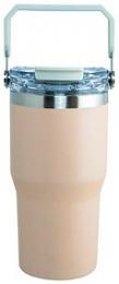 [名入れ対応] ストロー付2WAYタンブラー600ml ピンク ※別途見積の商品画像