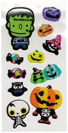 ハロウィンぷっくりミニシールの商品画像