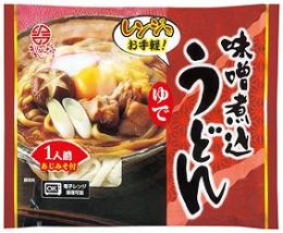 レンジでお手軽うどん1人前 味噌煮込うどんの商品画像