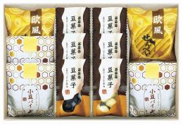 小豆パイ・欧風せんべい和菓子詰合せ　熨斗+包装+手提げ袋込み (納期:約1週間)の商品画像