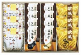 小豆パイ・欧風せんべい和菓子詰合せ　熨斗+包装+手提げ袋込み (納期:約1週間)の商品画像
