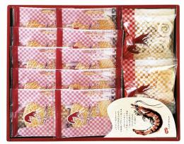 華優雅 えびせんギフト　熨斗+包装+手提げ袋込み (納期:約1週間)の商品画像