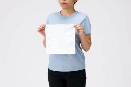 [名入れ対応] ピクチャースタイル ハンドタオル 昇華転写対応 ホワイト ※別途見積の商品画像