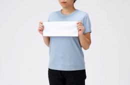 [名入れ対応] ピクチャースタイル ハンドタオル(ロング) 昇華転写対応 ホワイト ※別途見積の商品画像