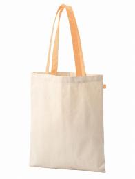 キャンバスフラットトートループ付 ピーチオレンジの商品画像