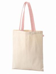 キャンバスフラットトートループ付 スモークピンクの商品画像
