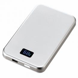 マグネット対応モバイルチャージャー5000(準固体使用) ホワイトの商品画像