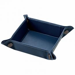 レザースタイルボタントレイ ネイビーの商品画像