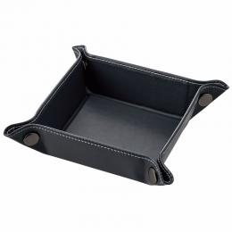 レザースタイルボタントレイ ブラックの商品画像