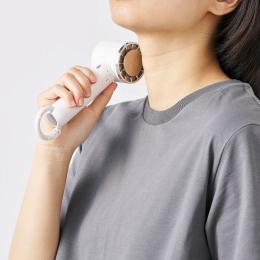 冷却プレートカラビナUSBハンディファン(リン酸鉄使用)ホワイトの商品画像