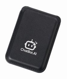 スマホスタンドにもなるマグネット対応カードケース ブラックの商品画像