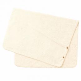 カチオン染めラージブランケット(巾着付) アイボリーの商品画像