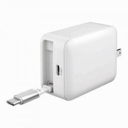 PD65W巻取式コンセントチャージャー ホワイトの商品画像
