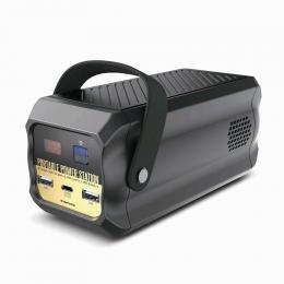 超小型ポータブル電源80W ブラックの商品画像
