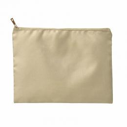 フラットメイクポーチ ベージュの商品画像